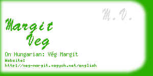 margit veg business card