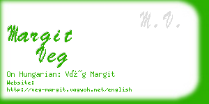 margit veg business card